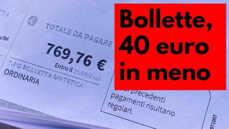 Bollette, come risparmiare subito 40 euro